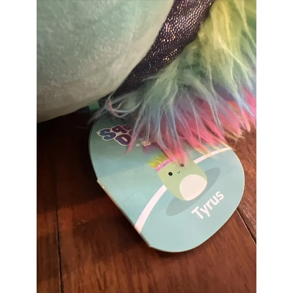Kellytoy Squishmallows Squish-Doos, Tyrus the Dinosaur Hair Dinosaur